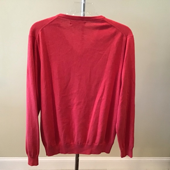 J.CREW cotton men’s V-neck sweater L - Picture 3 of 5